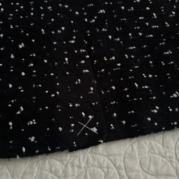 J. Crew 365 Tweed Going Out Blazer Jacket in Deepest Navy Size 8 J8119 - Picture 13 of 16